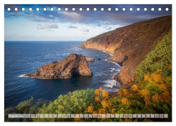 Produktbild: Kanarisch Wild - La Palma (Tischkalender 2026 DIN A5 quer), CALVENDO Monatskalender