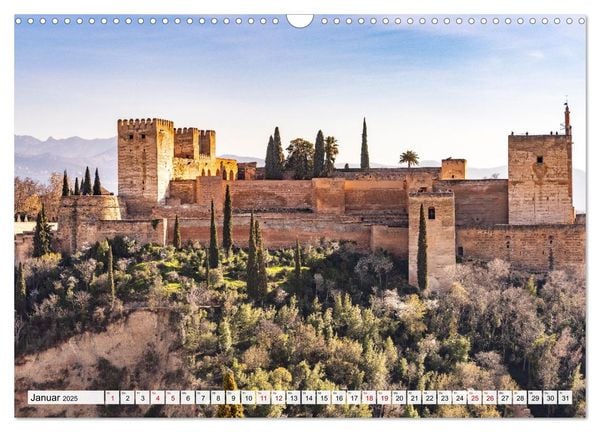 'Spanien - Andalusien (Wandkalender 2025 DIN A3 quer), CALVENDO 