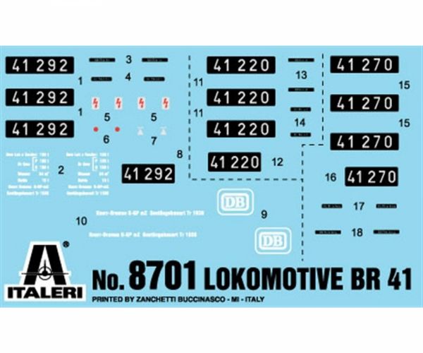 Produktbild: Italeri 510008701 H0 Dampflok BR 41 Plastik-Bausatz