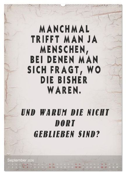 Produktbild: Ziemlich schlecht gelaunt (hochwertiger Premium Wandkalender 2026 DIN A2 hoch), Kunstdruck in Hochglanz