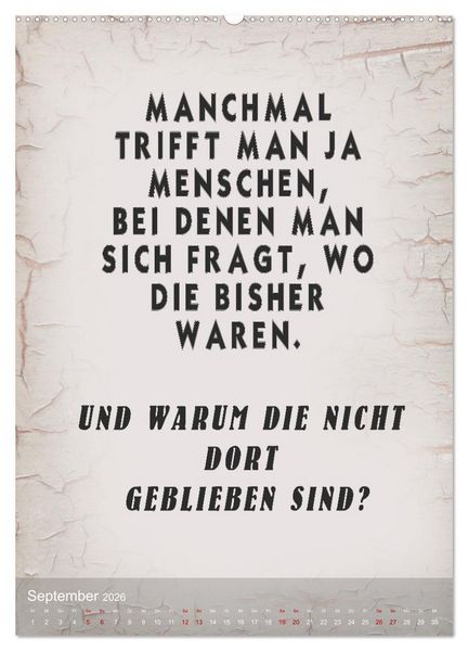 Produktbild: Ziemlich schlecht gelaunt (Wandkalender 2026 DIN A2 hoch), CALVENDO Monatskalender
