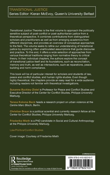 Produktbild: Transitional Justice Theories