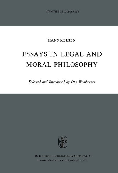 Produktbild: Essays in Legal and Moral Philosophy