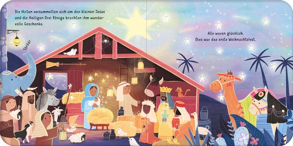 Mein leuchtendes Bilderbuch: Die Weihnachtsgeschichte