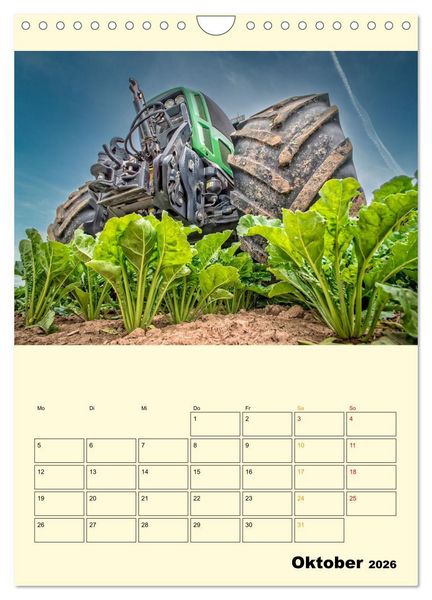 Produktbild: Traktor Giganten (Wandkalender 2026 DIN A4 hoch), CALVENDO Monatskalender