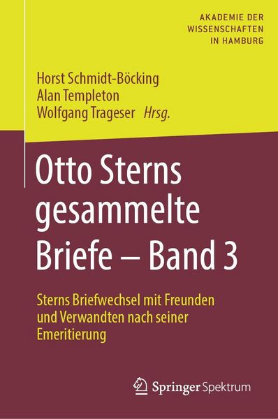 Produktbild: Otto Sterns gesammelte Briefe - Band 3