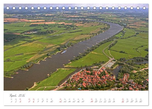Produktbild: Die Elbe Impressionen (Tischkalender 2026 DIN A5 quer), CALVENDO Monatskalender