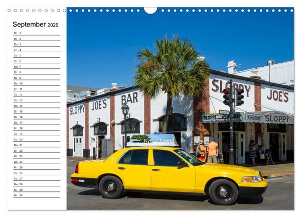 Produktbild: FLORIDA KEYS und KEY WEST Malerische Reiseroute (Wandkalender 2026 DIN A3 quer), CALVENDO Monatskalender