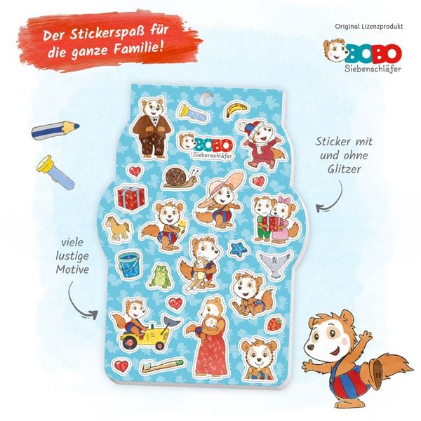 Produktbild: Tr&ouml;tsch Bobo Siebenschl&auml;fer Sticker