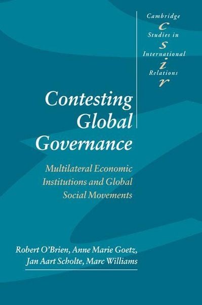Produktbild: Contesting Global Governance