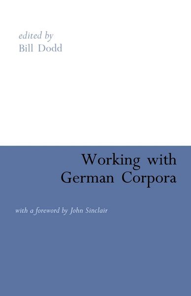 Produktbild: Working with German Corpora