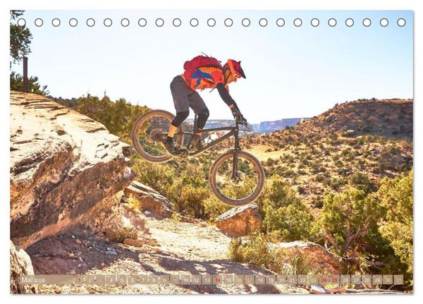 Produktbild: Mountainbike: &Uuml;ber Stock und Stein (Tischkalender 2026 DIN A5 quer), CALVENDO Monatskalender