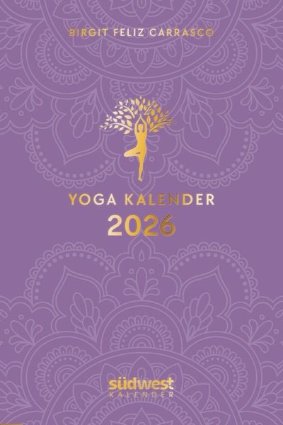 Produktbild: Yoga-Kalender 2026 - Taschenkalender mit Mantras, Meditationen, Affirmationen und Hintergrundgeschichten - im praktischen Format 10,0 x 15,5 cm, mit zahlreichen Illustrationen und Leseb&auml;ndchen