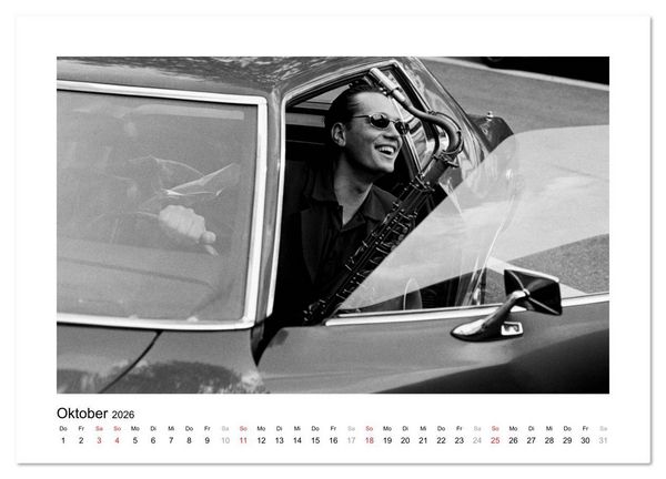 Produktbild: Jazztime (Wandkalender 2026 DIN A3 quer), CALVENDO Monatskalender