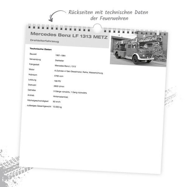 Produktbild: TR&Ouml;TSCH - Technikkalender Feuerwehren 2027