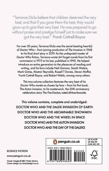 Produktbild: The Essential Terrance Dicks Volume 1