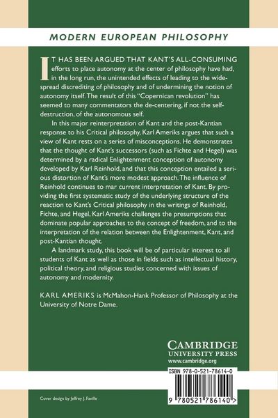 Produktbild: Kant and the Fate of Autonomy