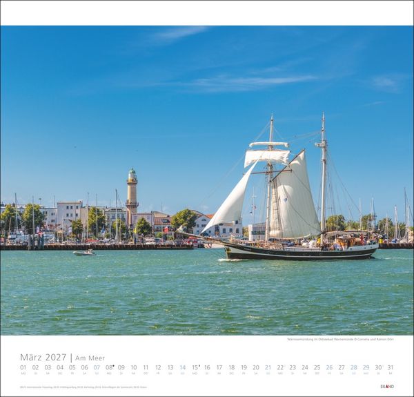 Produktbild: Am Meer Edition Kalender 2027 - Sand, Wind und Wellen