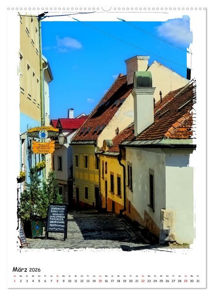 Produktbild: Ein Tag in Bratislava (hochwertiger Premium Wandkalender 2026 DIN A2 hoch), Kunstdruck in Hochglanz