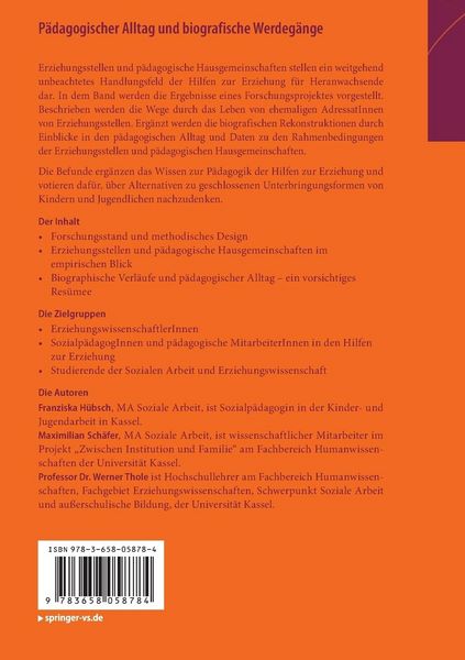 Produktbild: P&auml;dagogischer Alltag und biografische Werdeg&auml;nge