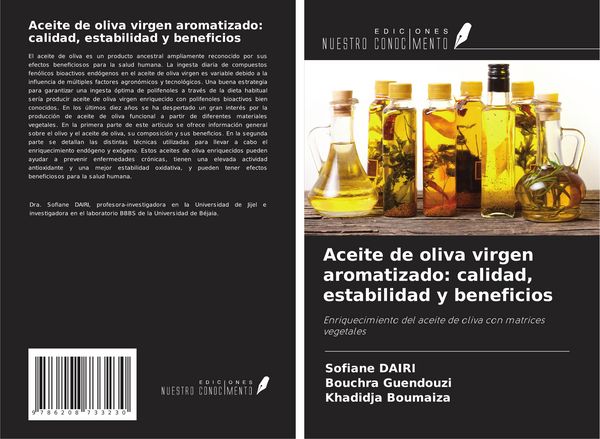 Produktbild: Aceite de oliva virgen aromatizado: calidad, estabilidad y beneficios