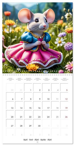 Produktbild: Mice dreams (Wall Calendar 2026 12 &times; 12 Inch) CALVENDO 12 Month Wall Calendar