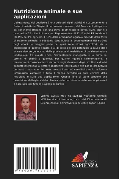Produktbild: Nutrizione animale e sue applicazioni