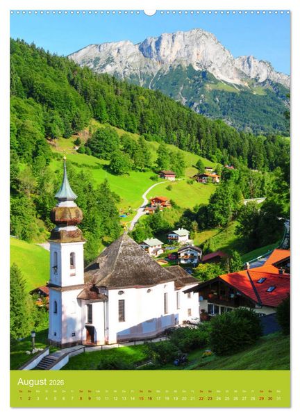 Produktbild: Malerische Kirchen und Kapellen (hochwertiger Premium Wandkalender 2026 DIN A2 hoch), Kunstdruck in Hochglanz