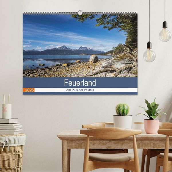 Produktbild: Feuerland - Am Puls der Wildnis (Wandkalender 2026 DIN A2 quer), CALVENDO Monatskalender