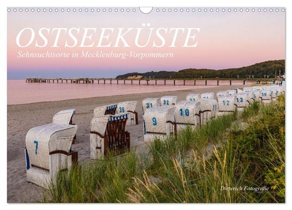 Produktbild: OSTSEEK&Uuml;STE Sehnsuchtsorte in Mecklenburg-Vorpommern (Wandkalender 2026 DIN A3 quer), CALVENDO Monatskalender