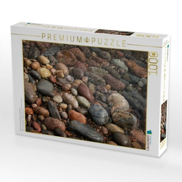 Produktbild: CALVENDO Puzzle Steine am Strand, Caithness, Schottland | 1000 Teile Lege-Gr&ouml;&szlig;e 64x48cm Foto-Puzzle f&uuml;r gl&uuml;ckliche Stunden