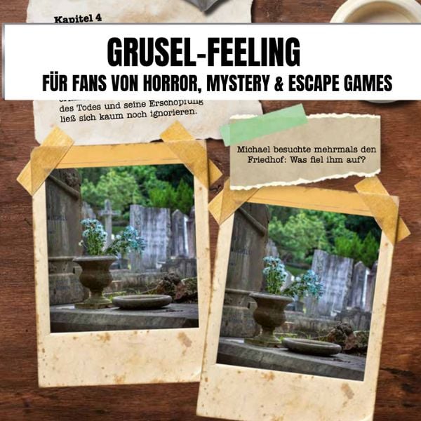 Produktbild: Das paranormale R&auml;tselbuch &ndash; 10 Stories zum Gruseln und R&auml;tseln