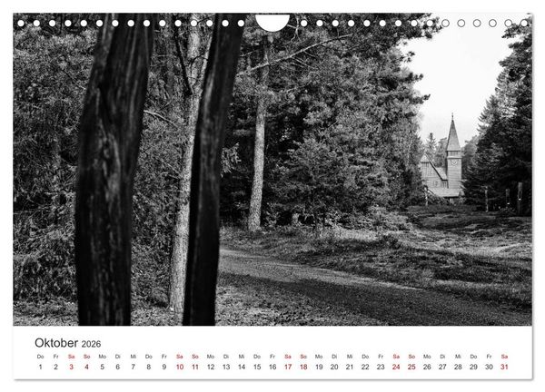 Produktbild: Wachgek&uuml;sst - Vom Zauber der Vergangenheit - S&uuml;dwestkirchhof Stahnsdorf (Wandkalender 2026 DIN A4 quer), CALVENDO Monatskalender