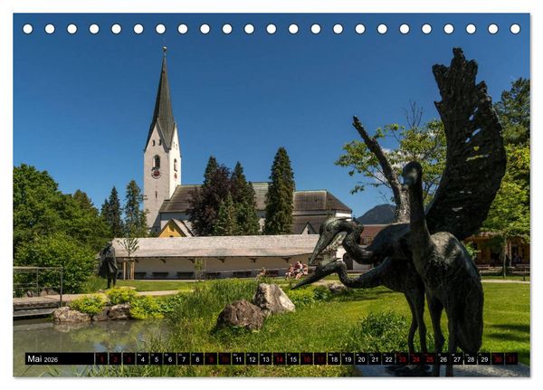 Produktbild: Oberstdorf und Umgebung (Tischkalender 2026 DIN A5 quer), CALVENDO Monatskalender