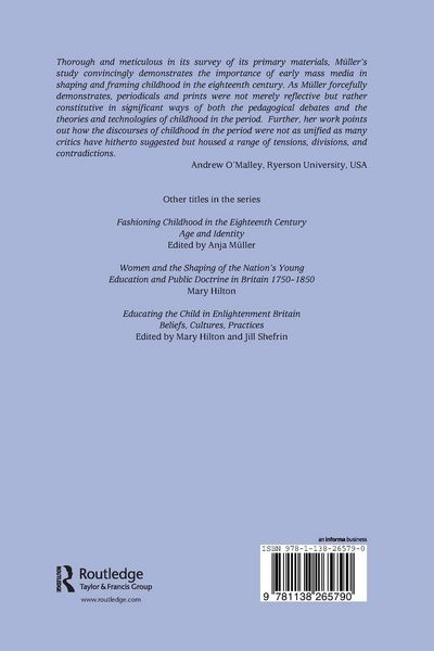 Produktbild: Framing Childhood in Eighteenth-Century English Periodicals and Prints, 1689-1789