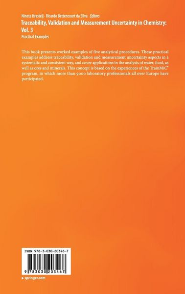 Produktbild: Traceability, Validation and Measurement Uncertainty in Chemistry: Vol. 3