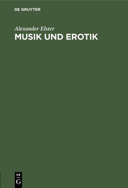 Produktbild: Musik und Erotik