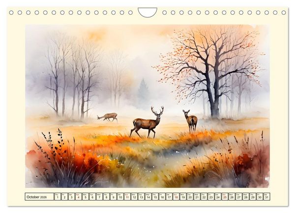 Produktbild: The magic of the seasons (Wall Calendar 2026 DIN A4 landscape), CALVENDO 12 Month Wall Calendar