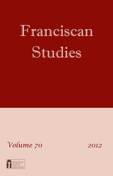 Produktbild: Franciscan Studies