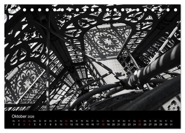 Produktbild: Der Gusseiserne Turm zu L&ouml;bau (Tischkalender 2026 DIN A5 quer), CALVENDO Monatskalender