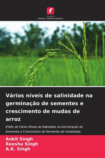 Produktbild: V&aacute;rios n&iacute;veis de salinidade na germina&ccedil;&atilde;o de sementes e crescimento de mudas de arroz