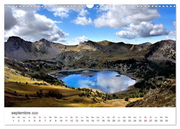 Produktbild: Routes des Grandes Alpes, Un voyage par les Alpes fran&ccedil;aises (Calendrier mural 2026 DIN A3 vertical), CALVENDO calendrier mensuel