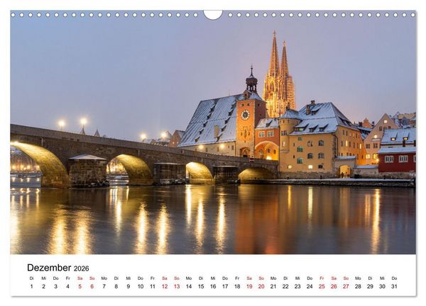 Produktbild: Lichter der Stadt (Wandkalender 2026 DIN A3 quer), CALVENDO Monatskalender