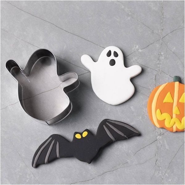 Geist Ausstecher Set - 12-teilige Halloween Keksformen Edelstahl