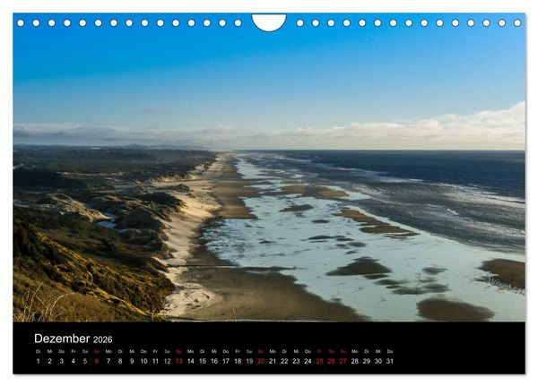Produktbild: Die Oregon-K&uuml;ste (Wandkalender 2026 DIN A4 quer), CALVENDO Monatskalender