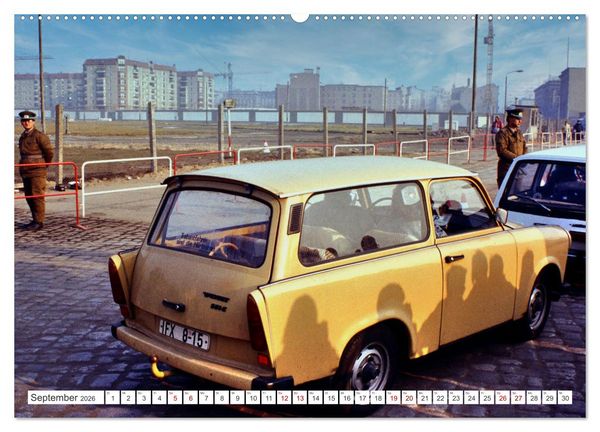 Produktbild: Trabi-Land DDR (Wandkalender 2026 DIN A2 quer), CALVENDO Monatskalender