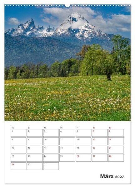 Produktbild: Oberbayerische Alpen (hochwertiger Premium Wandkalender 2027 DIN A2 hoch), Kunstdruck in Hochglanz