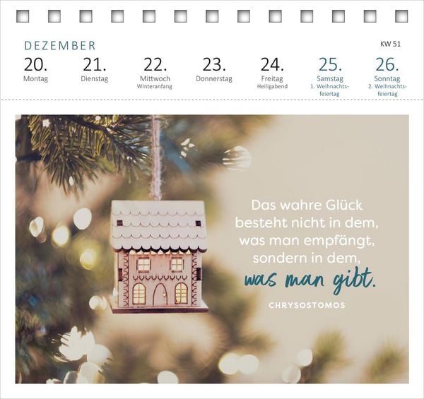 Produktbild: Postkartenkalender Lebensweisheiten 2027