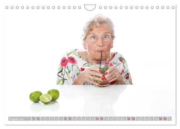 Produktbild: Sch&ouml;nheit im Alter - Auf den Geschmack gekommen (Wandkalender 2026 DIN A4 quer), CALVENDO Monatskalender