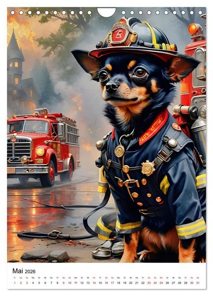 Produktbild: Chihuahua Karrieren (Wandkalender 2026 DIN A4 hoch), CALVENDO Monatskalender